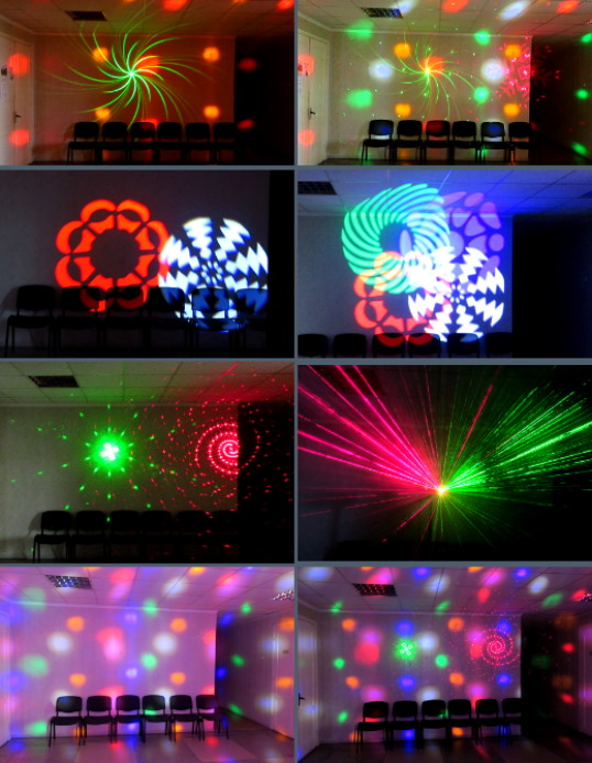 Световое оборудование для дискотек, цветомузыка, светомузыка
